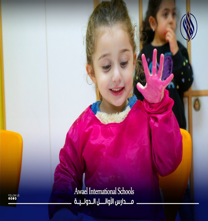 A wonderful morning that reflects beauty and purity, showing how a positive environment can influence our little ones at  Awael International Kindergarten