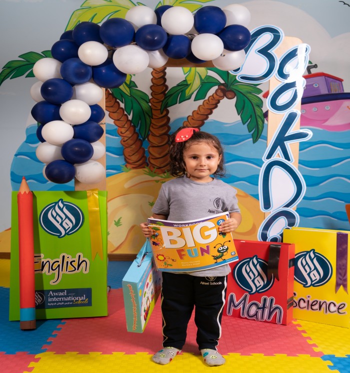 Pure Delight as Kindergarten Students Receive Their School Bags at Awael International Schools